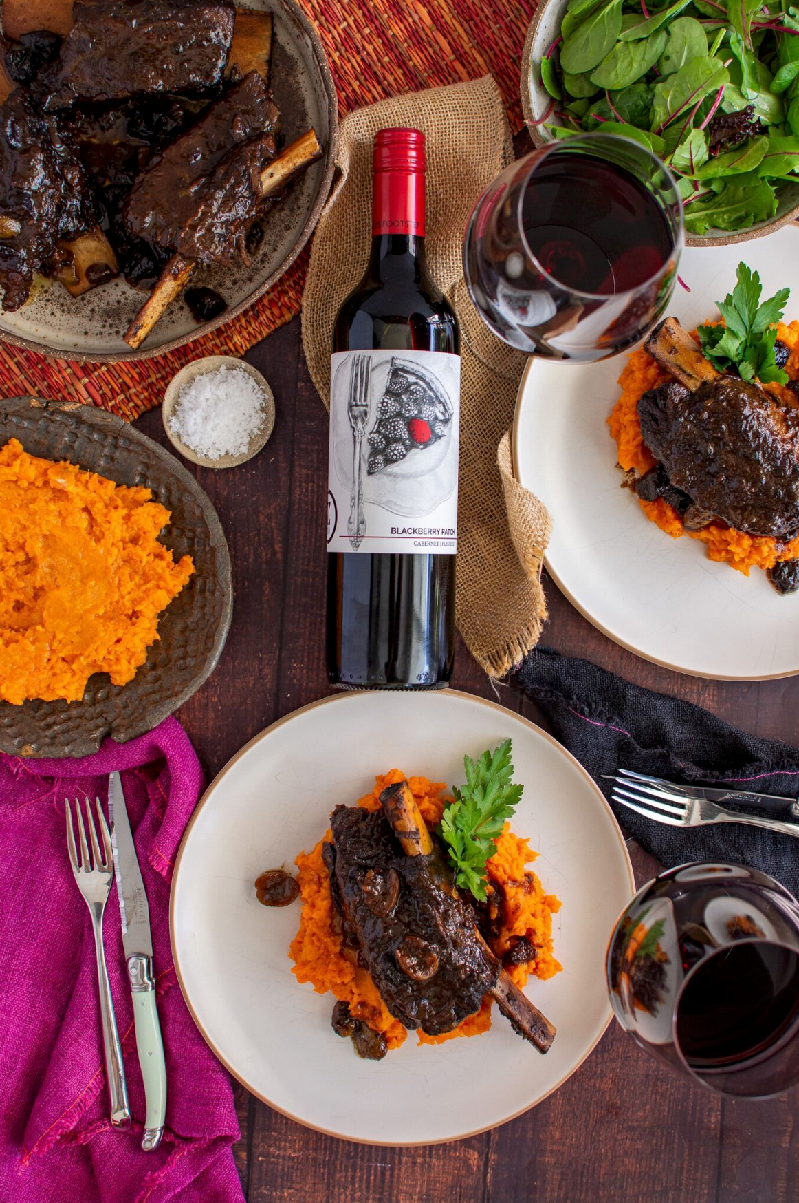 Braised Short Ribs & Blackberry Patch Cabernet: A Match Made in Culinary Heaven